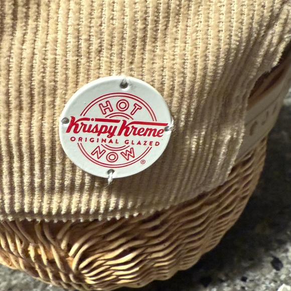 Krispy Kreme Corduroy Tan hat with adjustable SnapBack closure- - Picture 2 of 10